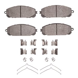 Jeep Cherokee Brake Pads - Front - R1 Concepts - Semi Met - `14-`23